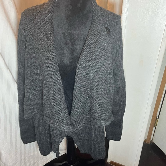 Lane Bryant Charcoal Cowl Neck Sweater - Picture 3 of 7